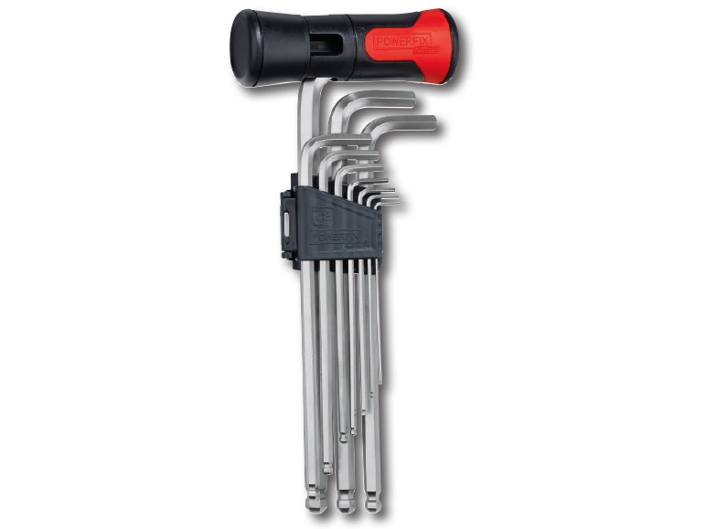 Powerfix(R) Ball End Hex Key Set