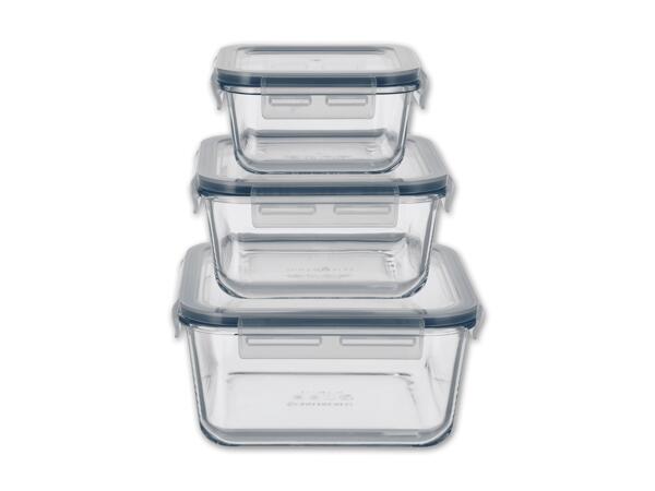 Premium-Frischhalte-dosen-Set, 3-teilig