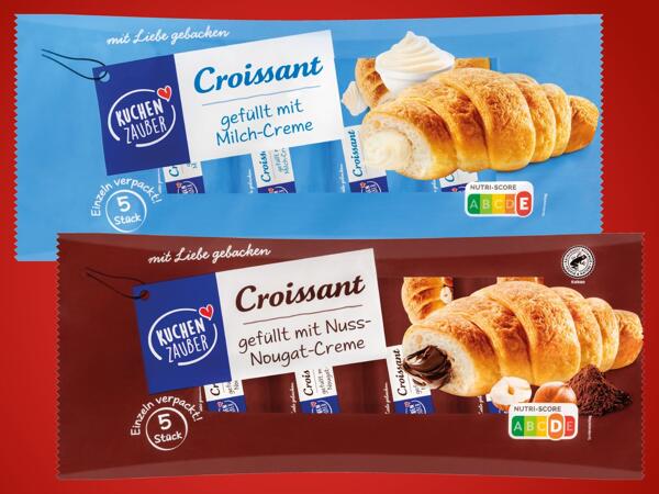 Croissant mit Cremefüllung