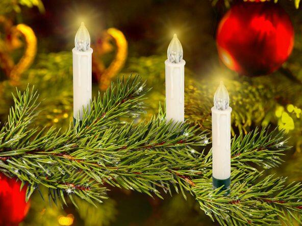 Trådløse juletræslys