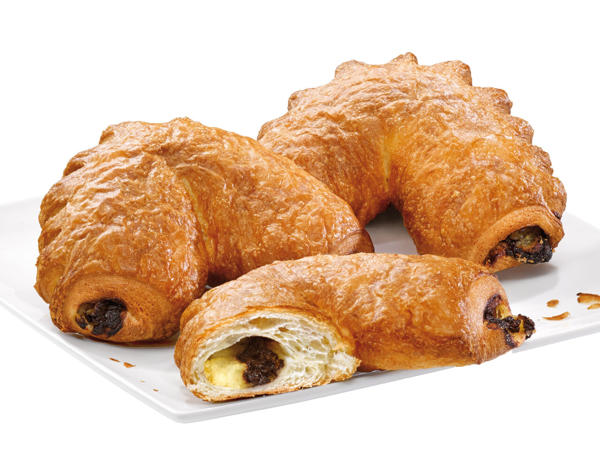 Schoko-Vanillecreme-Hörnchen