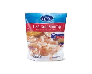 Sea Queen Large Raw, Peeled & Deveined Wild Gulf Shrimp