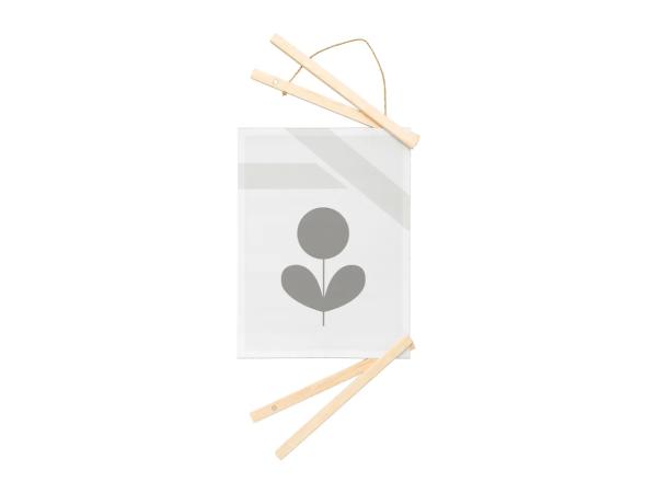 Livarno Home Magnetic Wooden Frame With Plant Design on Poster