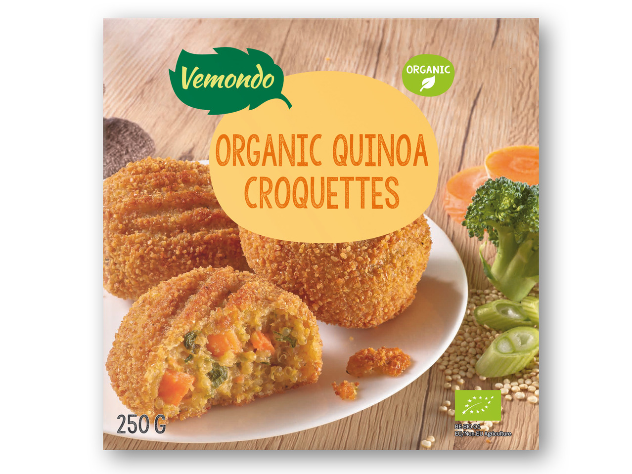 VEMONDO Økologiske quinoakroketter