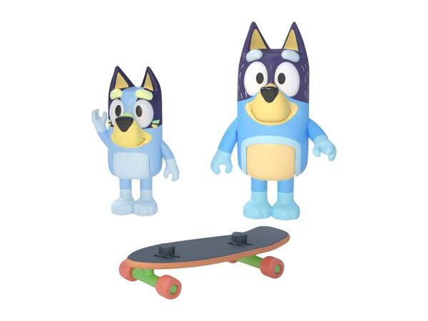 Bluey Skateboarding Figures