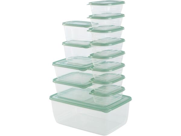 Food storage container set, 13 pieces