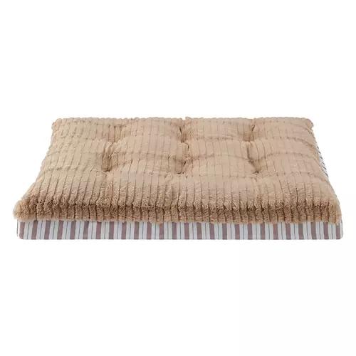 25" x 16" Orthopedic Pet Bed - Beige Stripes
