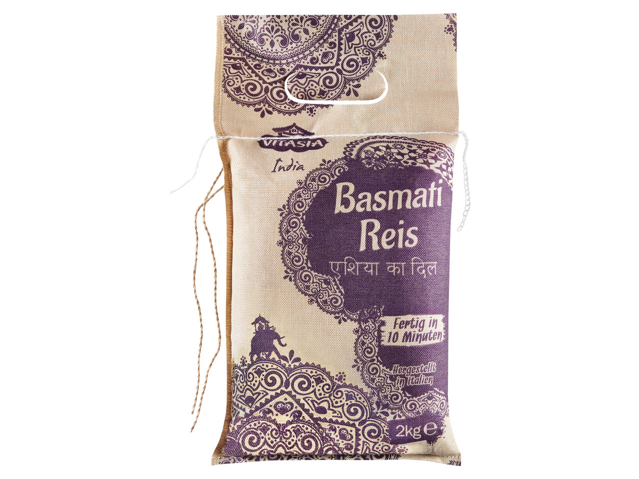 VITASIA Basmati-Reis im Jute-Sack