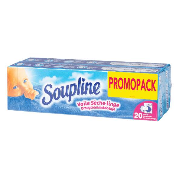 SOUPLINE(R) 				Lingettes pour sèche-linge, pack de 2