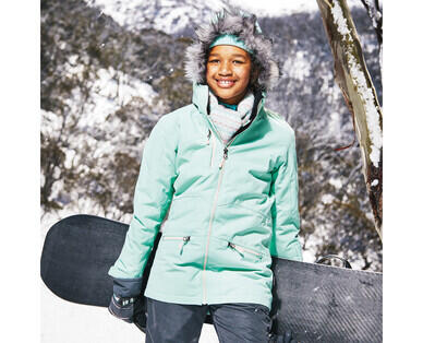 Children's Snowboard Jacket - Fur Trim