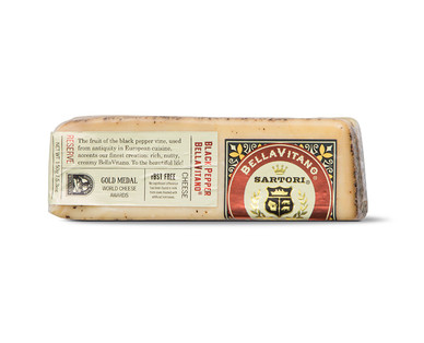 BellaVitano Award-Winning Black Pepper Cheese