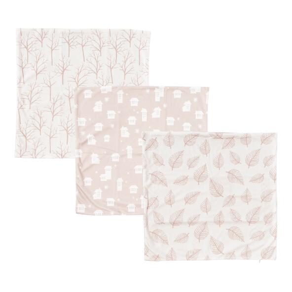 HOME CREATION(R) 				Housse de coussin de Noël, 3 pcs