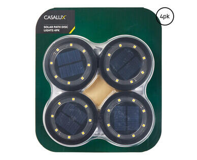 Solar Path Disc Lights 4pk