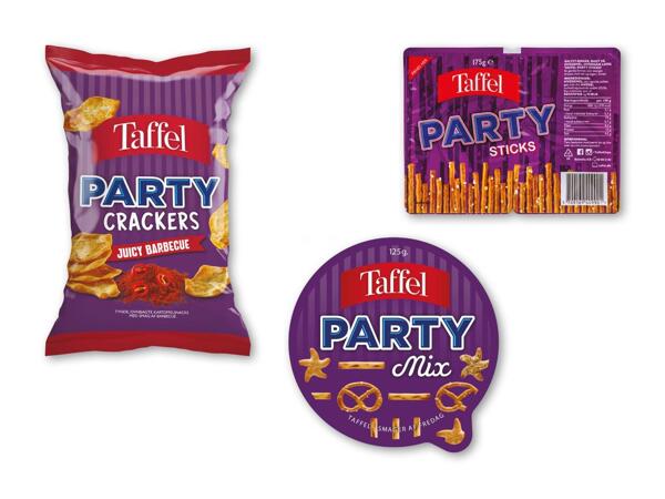 Taffel party snacks