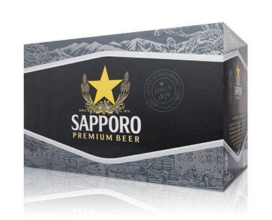 Sapporo Premium Beer 24x355ml