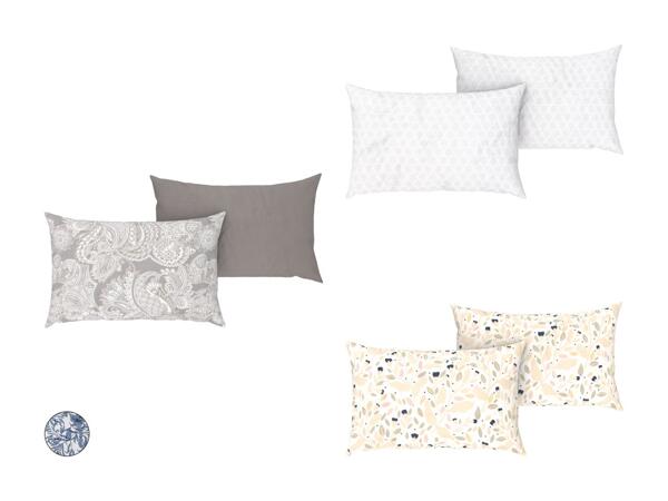 Taies d'oreiller en satin/​taies d'oreiller en satin réversibles, set de 2