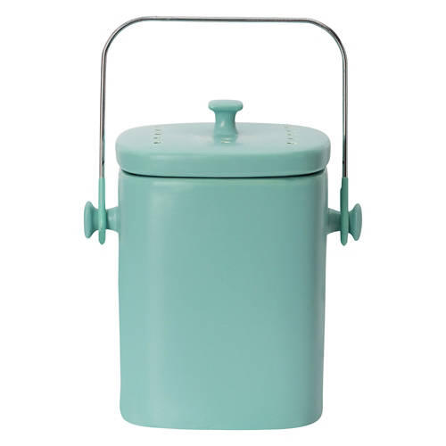 Countertop Compost Square Bin - Green