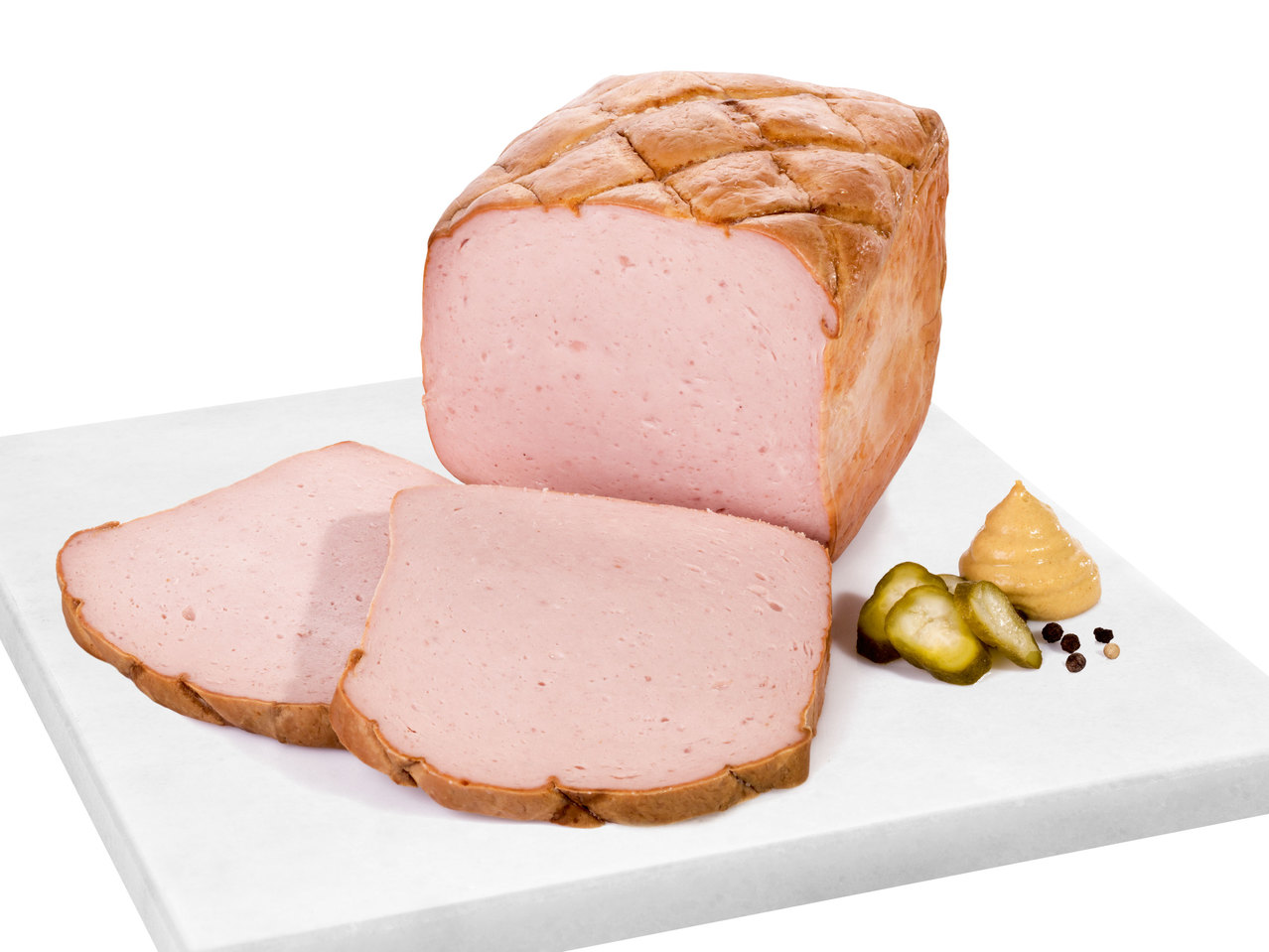 ECHT HERZHAFT Leberkäse mit Backkruste