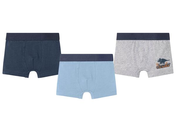 Boys' boxers, 3 pieces