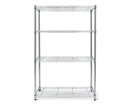Easy Home 
 4-Tier Chrome Shelf