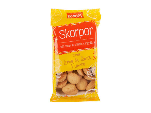 Citroningefärsskorpa