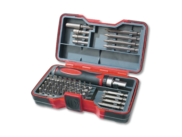 Set d'embouts et cliquet, 53 pièces