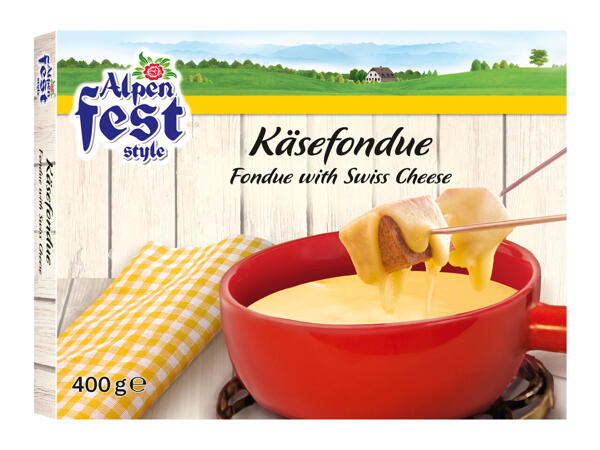 Alpenfest Swiss Cheese Fondue