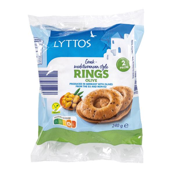 LYTTOS(R) 				Ringe nach mediterraner Art, 2 St.