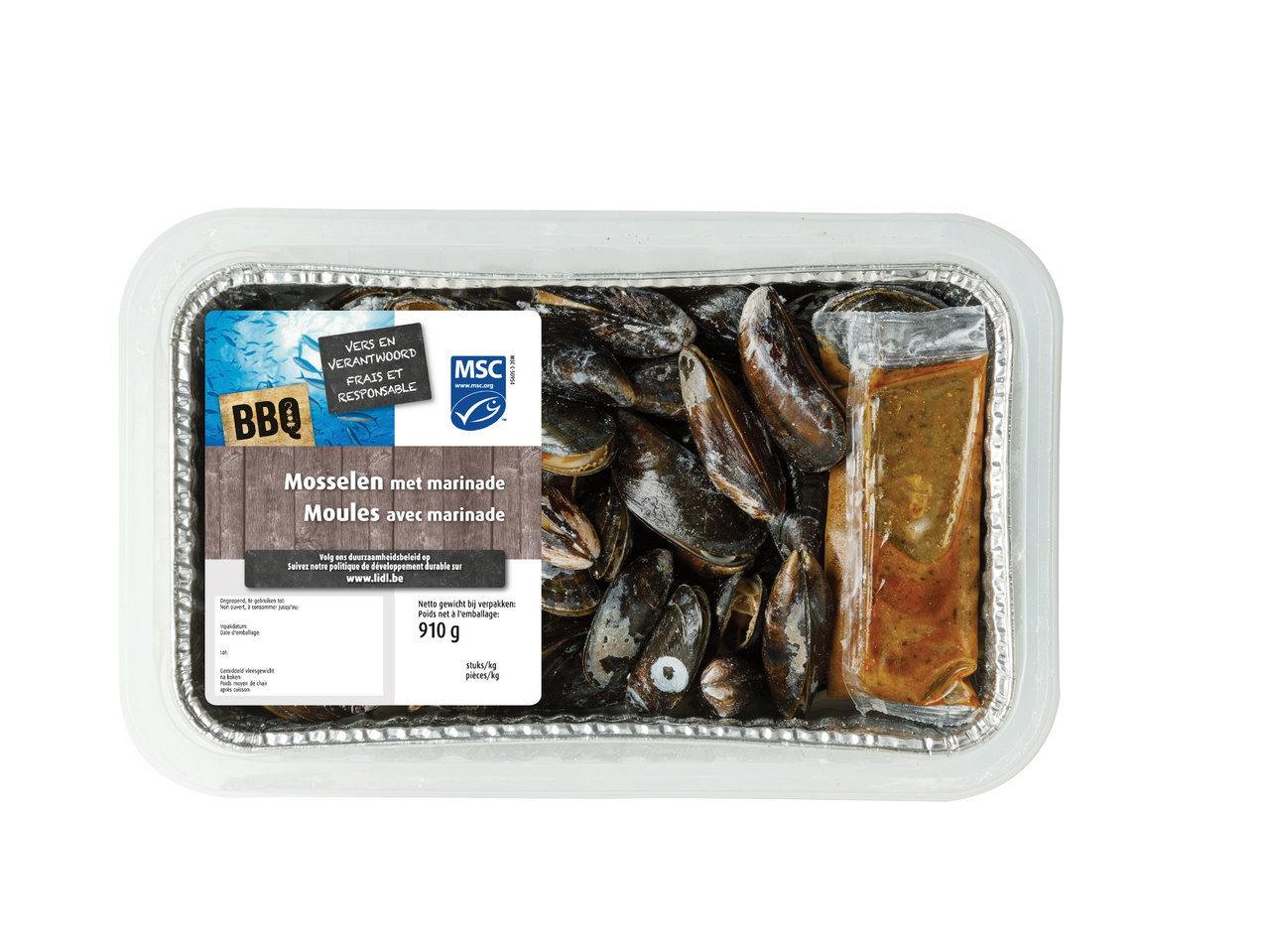 BBQ-mosselen met marinade