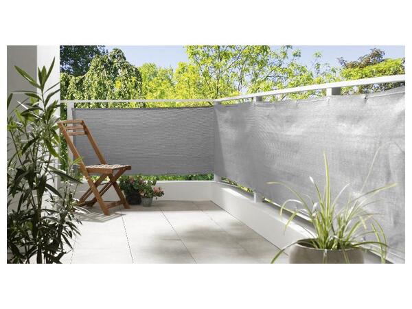 Balkonová clona, 600 x 75 cm / Stínicí clona na plot, 500 x 100 cm