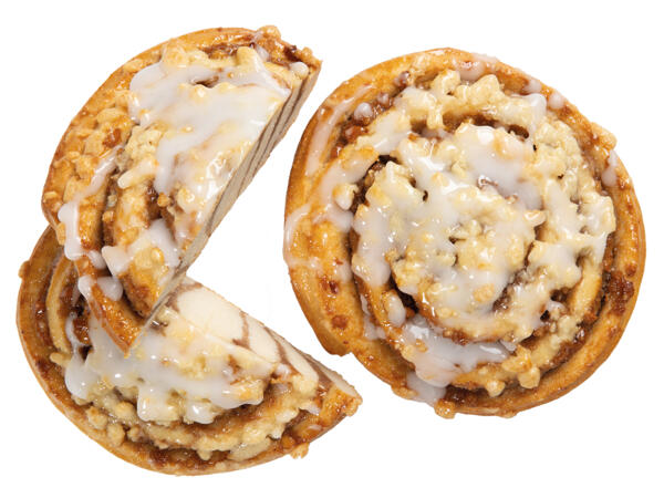 Butter-Nuss-Streuselschnecke