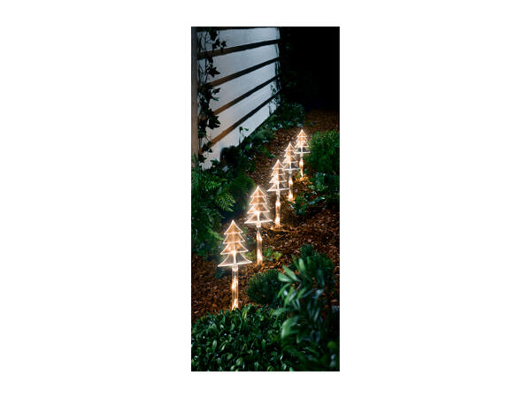 Livarno Home Christmas LED Stake Lights - 5 Pack