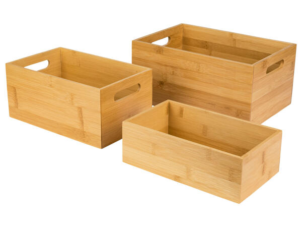 Bamboo Storage Boxes
