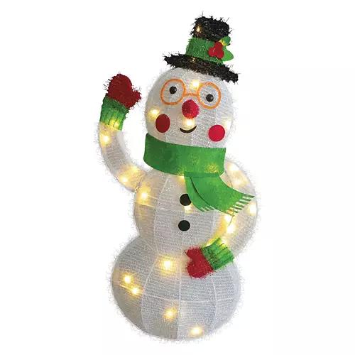 Christmas Tinsel Character - Snowman