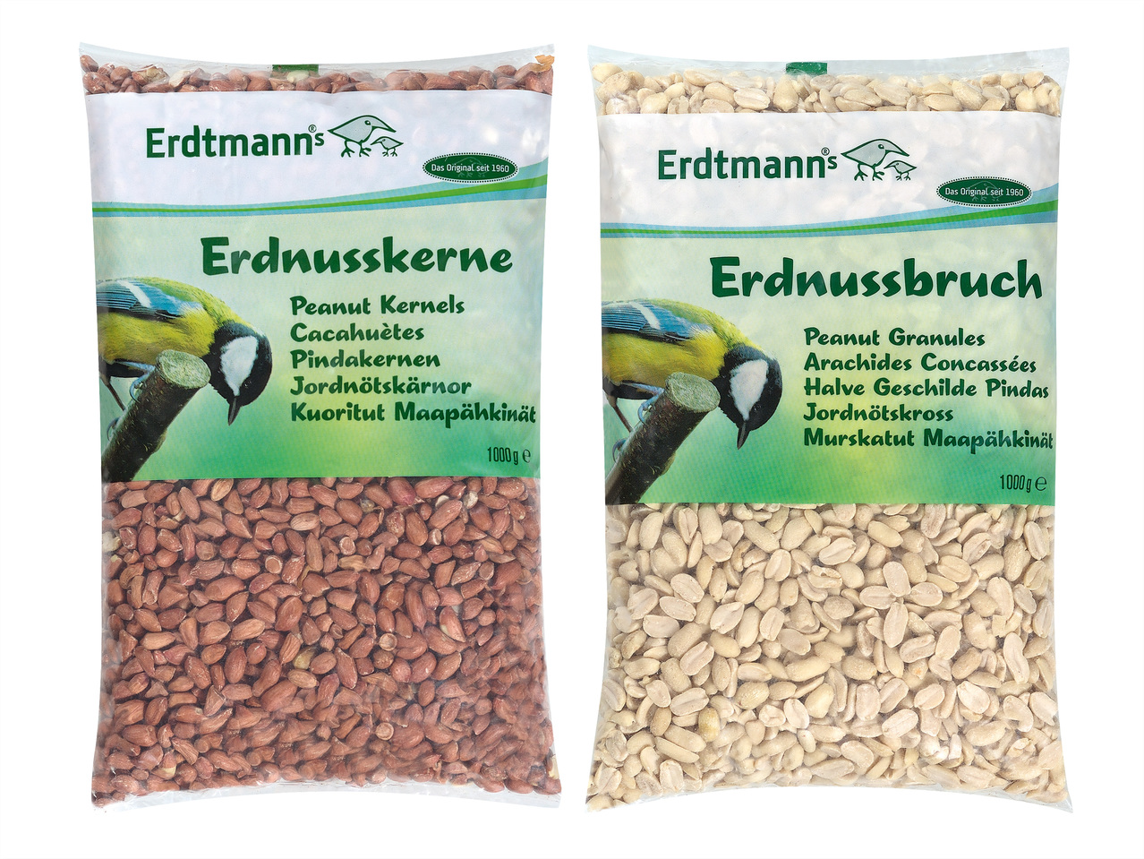 Vogelfutter Erdnusskerne/-bruch