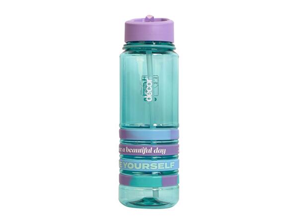 750ml Drinks Bottle - Blue/Lilac