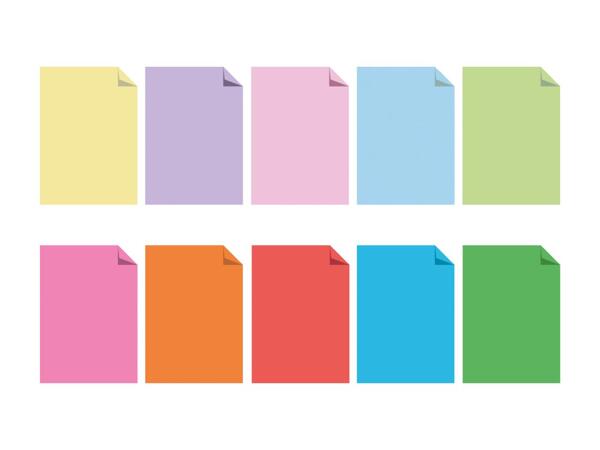 Papier de couleur, A4