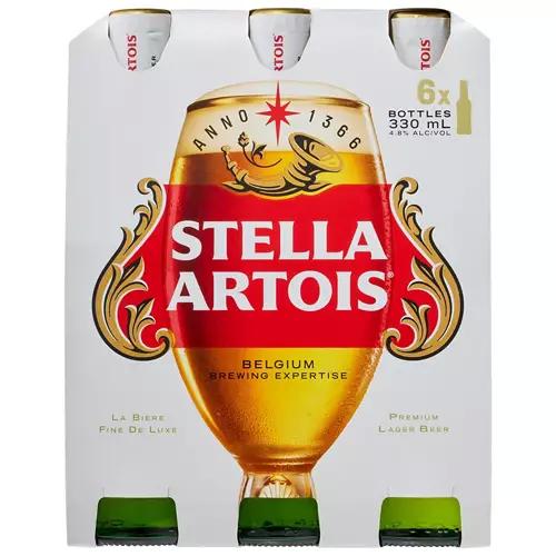 Stella Artois Lager 6 Pack
