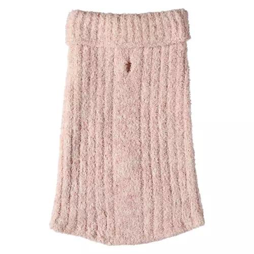 Pet Ultra Cozy Super Soft Sweater, Ribbed Rose, S