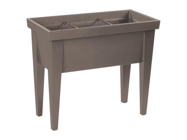 Parkside Raised Planter With Cover - Brown