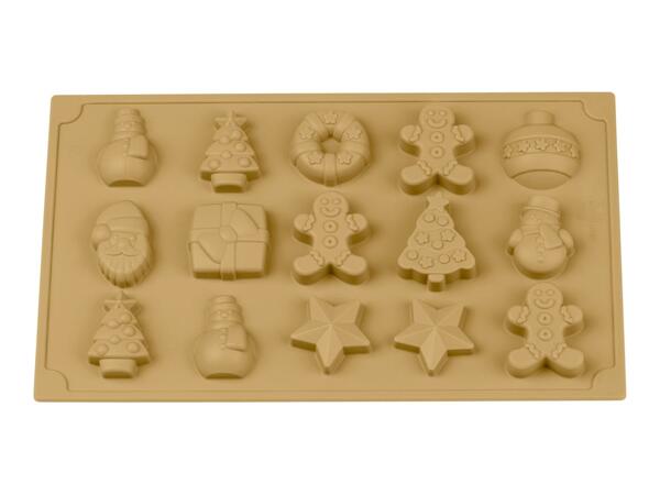 Livarno Home Christmas Silicone Baking Mould/​Chocolate Mould