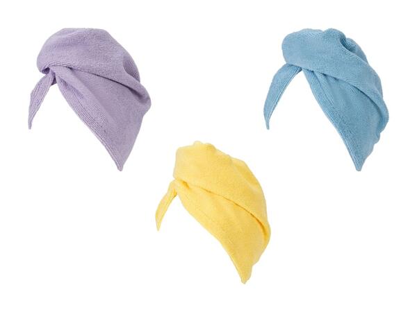 Turban pour les cheveux avec bouton