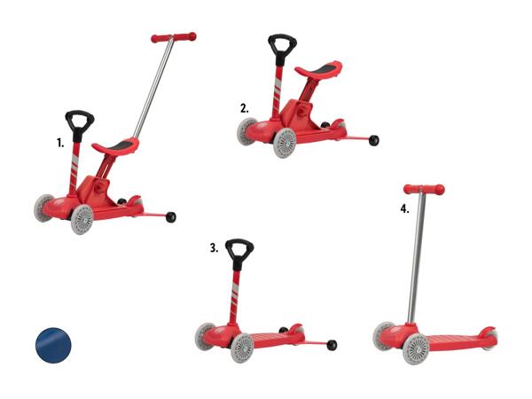 Trottinette trois roues 4 en 1