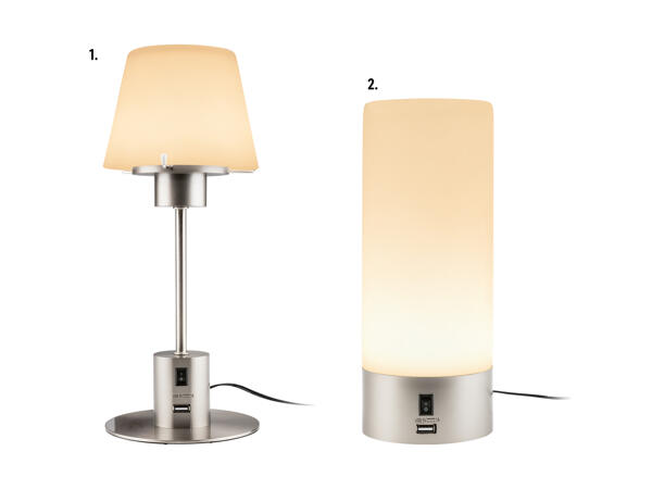 Lampe de table à LED avec port USB