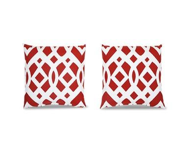 Gardenline 2-Pack Outdoor Toss Pillows