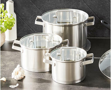 Pro Chef Stainless Steel Pot Set 3 Piece