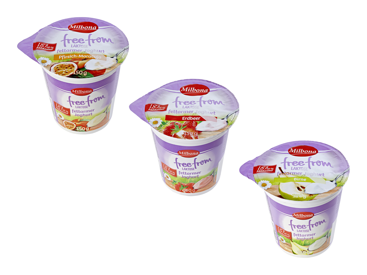 Yogourt aux fruits sans lactose