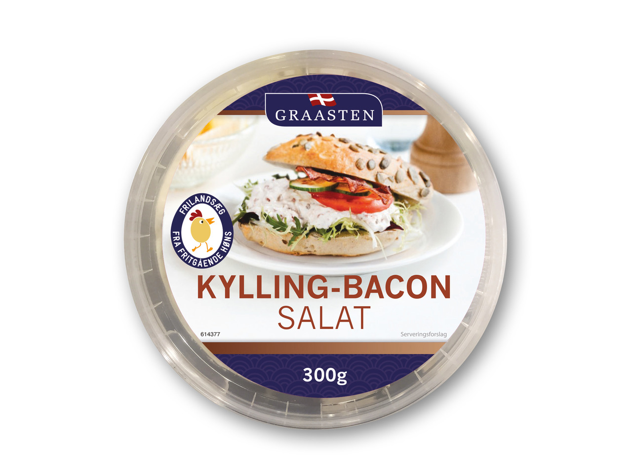 GRAASTEN Hønsesalat eller kylling-baconsalat