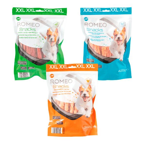 ROMEO(R) 				Geflügelsnacks für Hunde