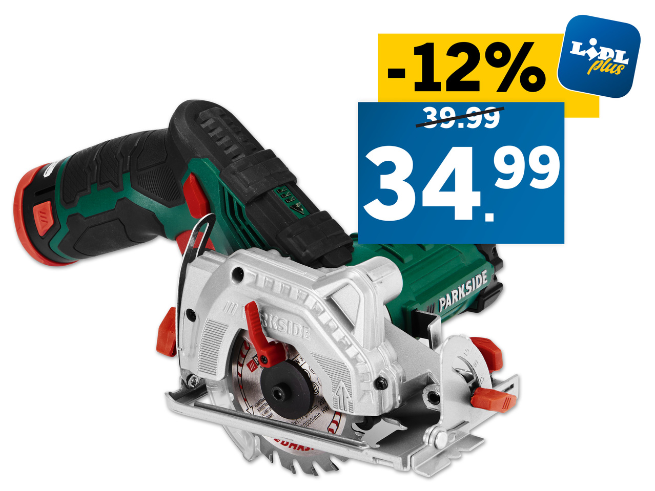 PARKSIDE(R) Akku-Handkreissäge, 12 V